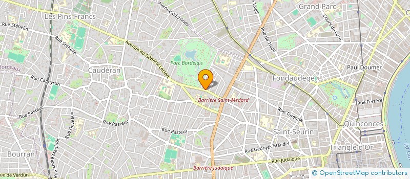 localisation de l'entreprise MONSIEUR PHILIPPE CAMON à BORDEAUX