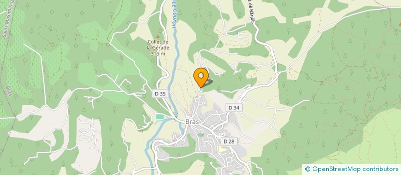 localisation de l'entreprise MONSIEUR PHILIPPE CAMPO  BRAS