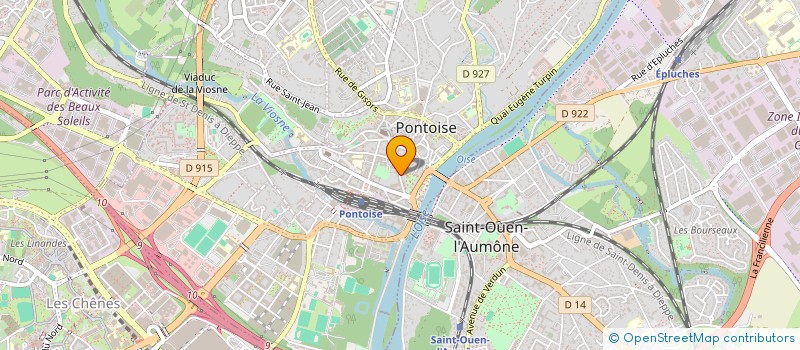 localisation de l'entreprise MONSIEUR PHILIPPE CAMPS à PONTOISE