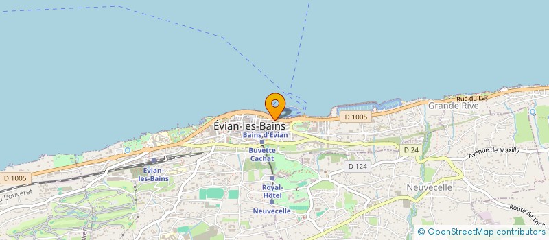 localisation de l'entreprise MONSIEUR PHILIPPE CAMUS  EVIAN-LES-BAINS