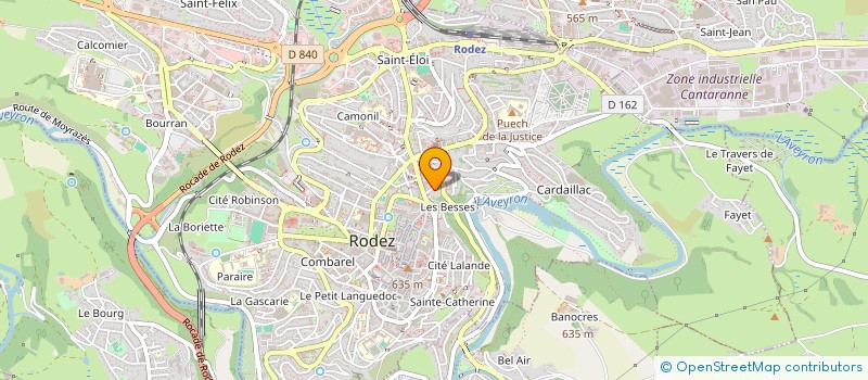 localisation de l'entreprise MONSIEUR PHILIPPE CANAC  RODEZ