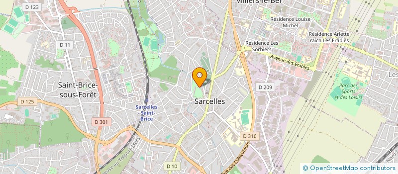 localisation de l'entreprise MONSIEUR PHILIPPE CANARD à SARCELLES