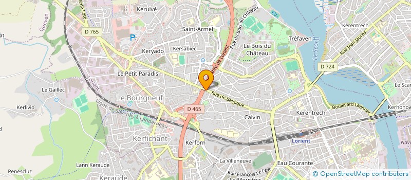 localisation de l'entreprise MONSIEUR PHILIPPE CANDALH à LORIENT