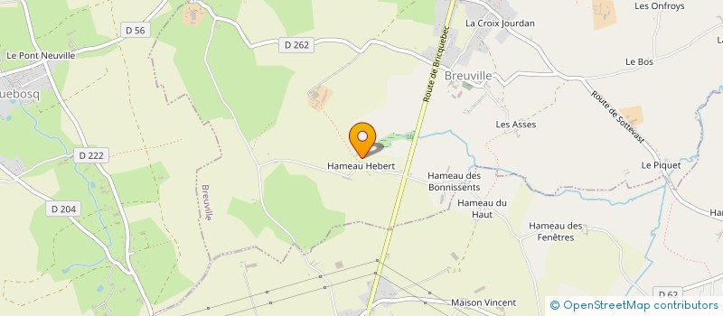 localisation de l'entreprise MONSIEUR PHILIPPE CANDON  BREUVILLE