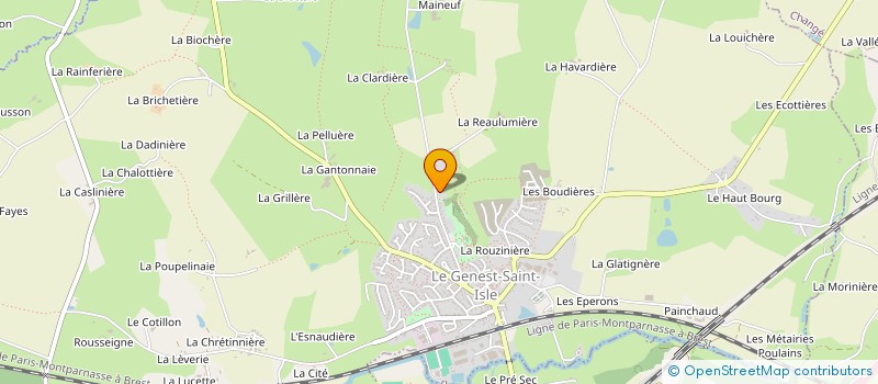 localisation de l'entreprise MONSIEUR PHILIPPE CANET à LE GENEST-SAINT-ISLE