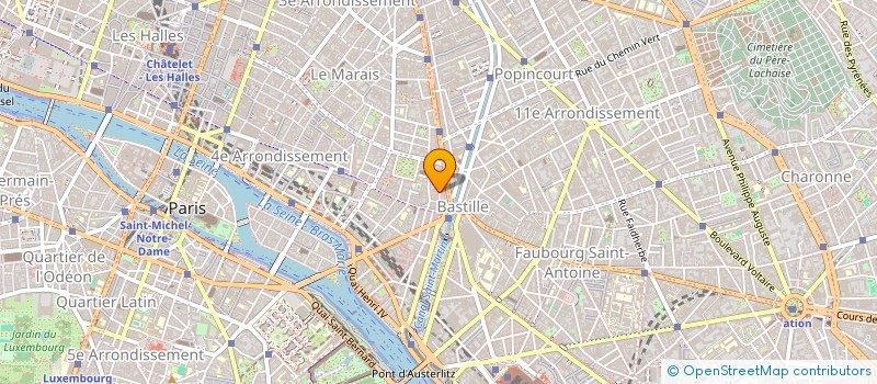 localisation de l'entreprise MONSIEUR PHILIPPE CANOVAS  PARIS