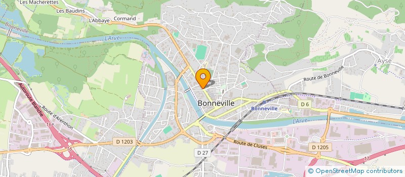 localisation de l'entreprise MONSIEUR PHILIPPE CANOVAS  BONNEVILLE