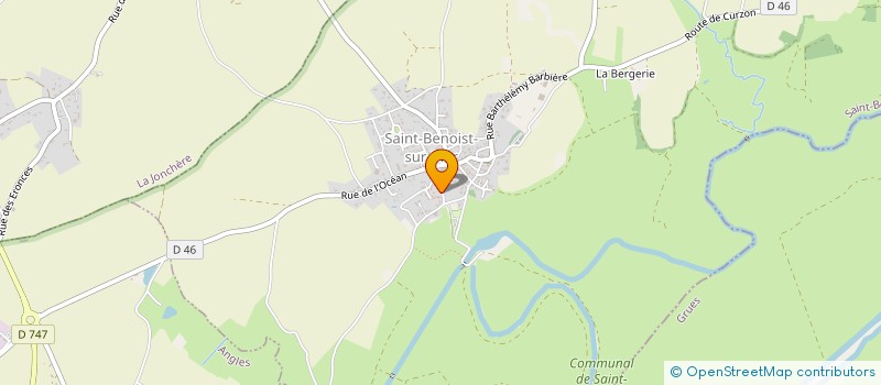 localisation de l'entreprise MONSIEUR PHILIPPE CANTETEAU  SAINT-BENOIST-SUR-MER