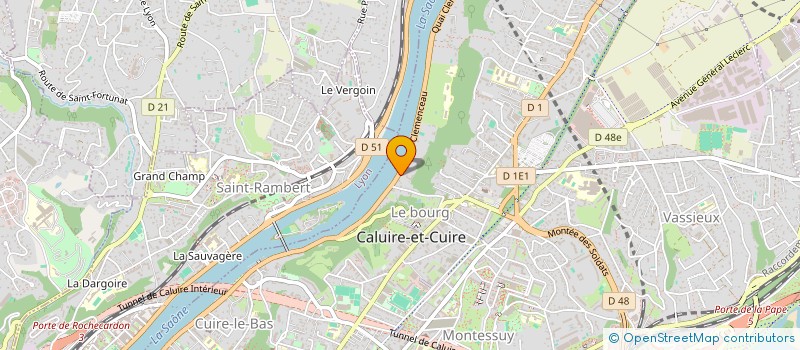 localisation de l'entreprise MONSIEUR PHILIPPE CANTREAU  CALUIRE-ET-CUIRE