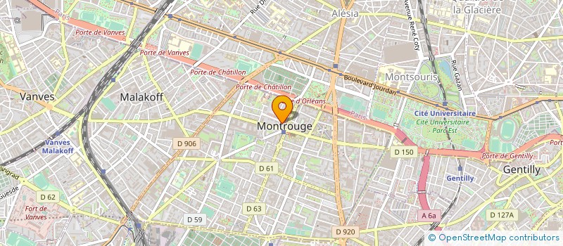 localisation de l'entreprise MONSIEUR PHILIPPE CAPELLE à MONTROUGE
