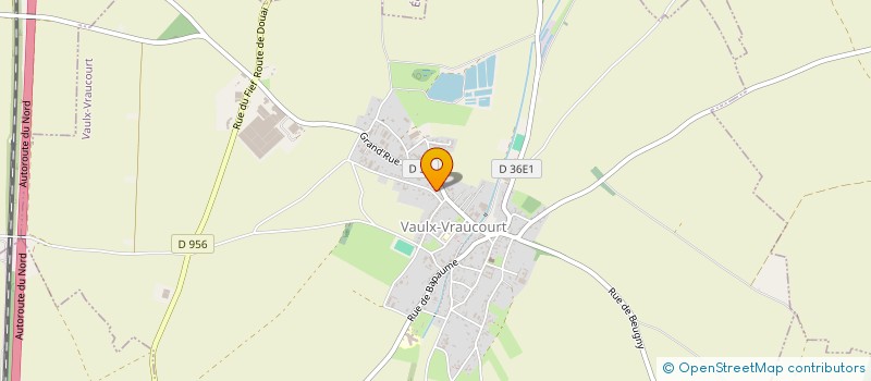 localisation de l'entreprise MONSIEUR PHILIPPE CAPELLE  VAULX-VRAUCOURT