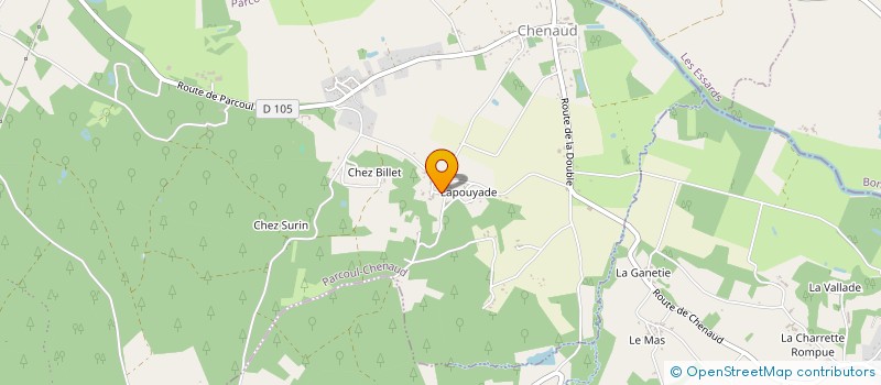 localisation de l'entreprise MONSIEUR PHILIPPE CAPS  SAINT AULAYE-PUYMANGOU