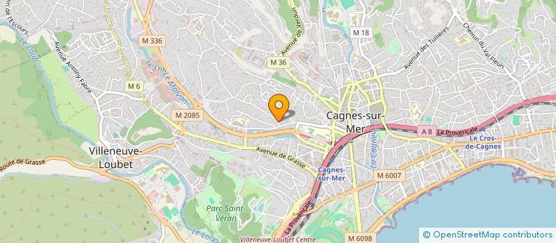 localisation de l'entreprise MONSIEUR PHILIPPE CARA à CAGNES-SUR-MER