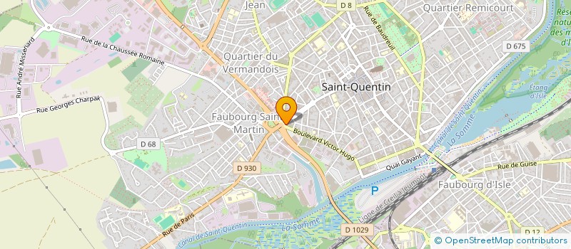 localisation de l'entreprise MONSIEUR PHILIPPE CARAMELLE à SAINT-QUENTIN