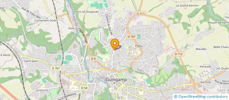 localisation de l'entreprise MONSIEUR PHILIPPE CARDINAL à GUINGAMP