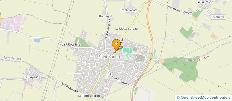 localisation de l'entreprise MONSIEUR PHILIPPE CARDINAUD  SAINT-XANDRE