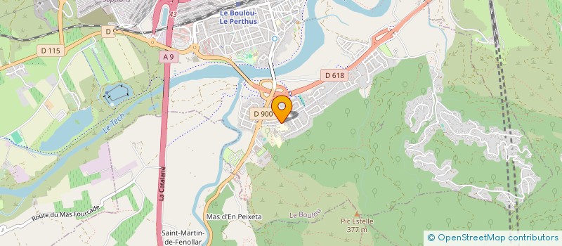 localisation de l'entreprise MONSIEUR PHILIPPE CARDONNE  LE BOULOU