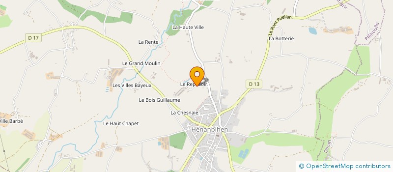 localisation de l'entreprise MONSIEUR PHILIPPE CARFANTAN à HENANBIHEN