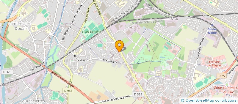 localisation de l'entreprise MONSIEUR PHILIPPE CARIDROIT à DOUAI