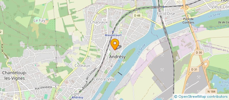 localisation de l'entreprise MONSIEUR PHILIPPE CARLIER  ANDRESY