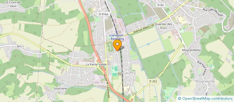 localisation de l'entreprise MONSIEUR PHILIPPE CARLIER  CAUFFRY