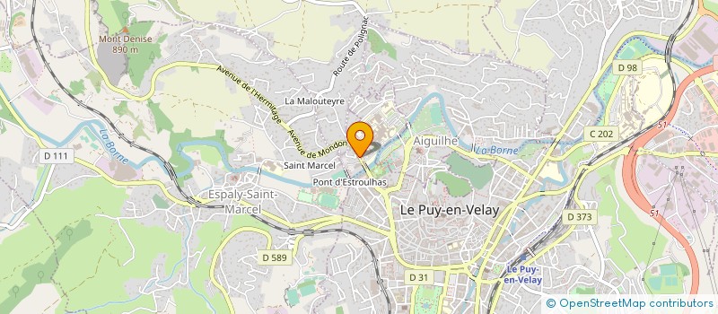 localisation de l'entreprise MONSIEUR PHILIPPE CARME  LE PUY-EN-VELAY