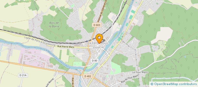 localisation de l'entreprise MONSIEUR PHILIPPE CARON à LA FERTE-SOUS-JOUARRE