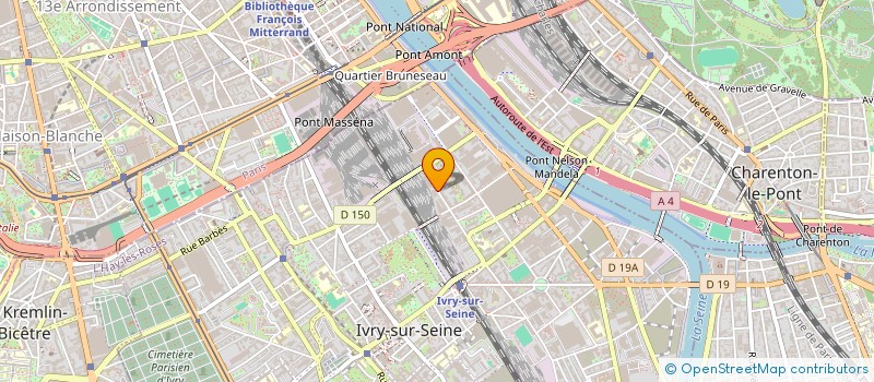 localisation de l'entreprise MONSIEUR PHILIPPE CARON à IVRY-SUR-SEINE