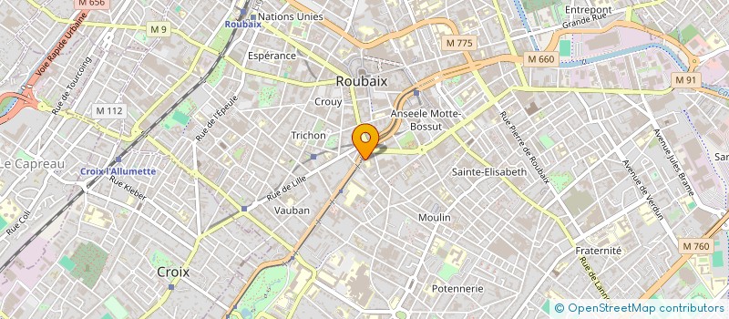 localisation de l'entreprise MONSIEUR PHILIPPE CARON à ROUBAIX
