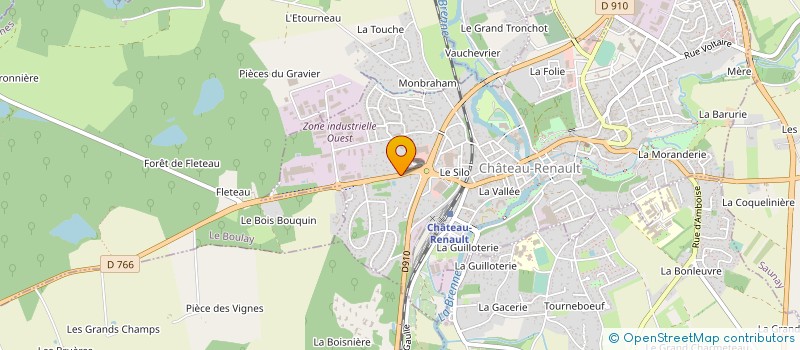 localisation de l'entreprise MONSIEUR PHILIPPE CARPY  CHATEAU-RENAULT