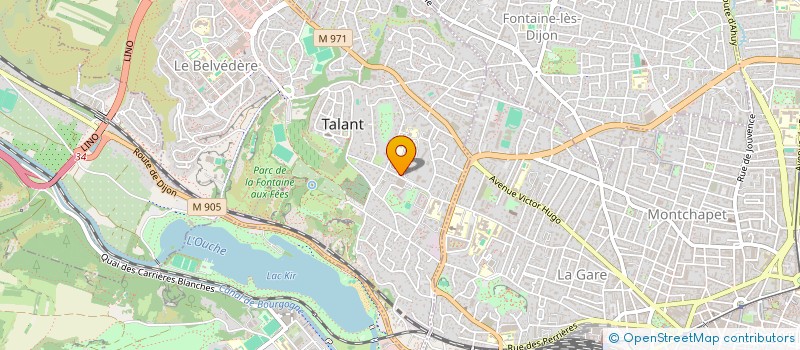 localisation de l'entreprise MONSIEUR PHILIPPE CARRATU  QUETIGNY