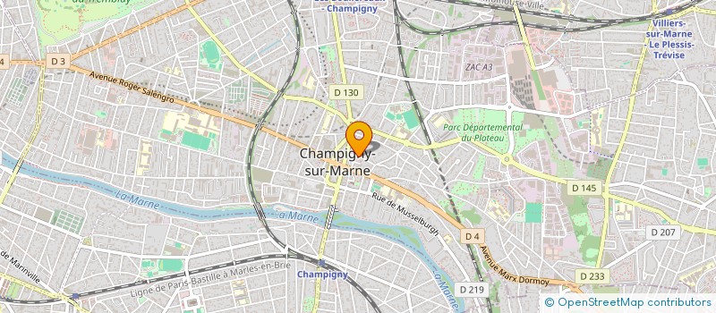 localisation de l'entreprise MONSIEUR PHILIPPE CARRE à CHAMPIGNY-SUR-MARNE