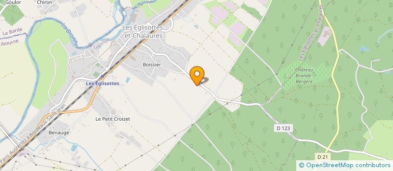 localisation de l'entreprise MONSIEUR PHILIPPE CARRE  LAGORCE