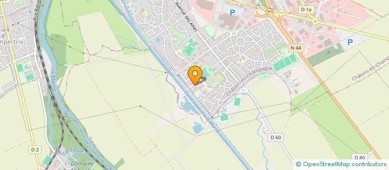 localisation de l'entreprise MONSIEUR PHILIPPE CARRE  CHALONS-EN-CHAMPAGNE