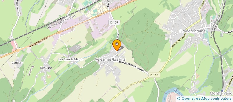 localisation de l'entreprise MONSIEUR PHILIPPE CARREZ  FERRIERES-LES-BOIS