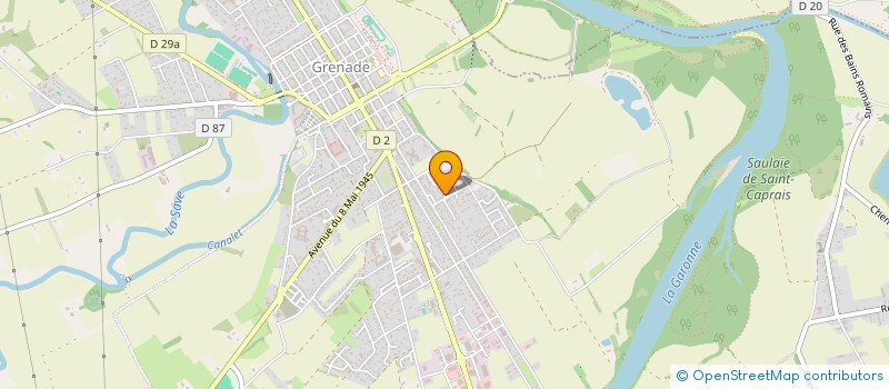 localisation de l'entreprise MONSIEUR PHILIPPE CARRIERE  LAUNAC