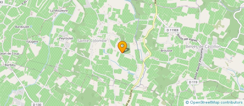 localisation de l'entreprise MONSIEUR PHILIPPE CARRILLE  SAINTE-COLOMBE