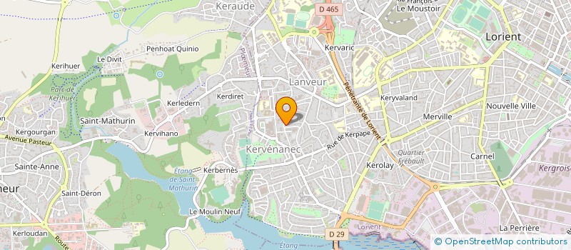 localisation de l'entreprise MONSIEUR PHILIPPE CARRIOU  LORIENT