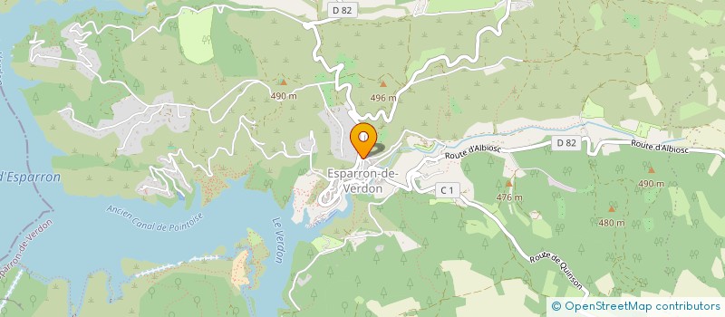 localisation de l'entreprise MONSIEUR PHILIPPE CARTIEAUX à GREOUX-LES-BAINS