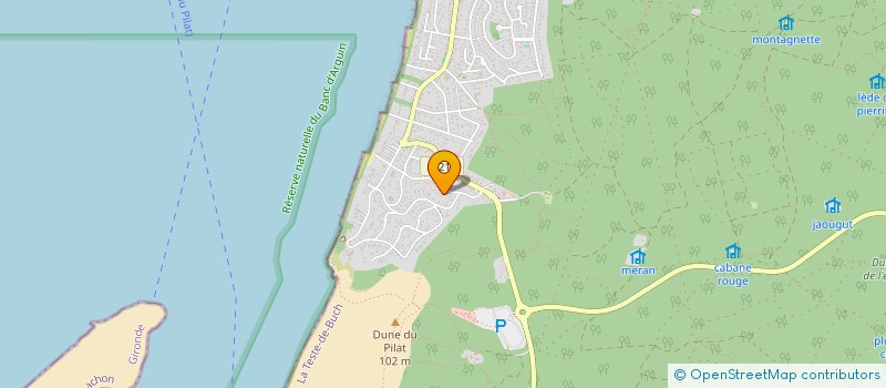 localisation de l'entreprise MONSIEUR PHILIPPE CARTON DE GARSIGUIES  LA TESTE-DE-BUCH