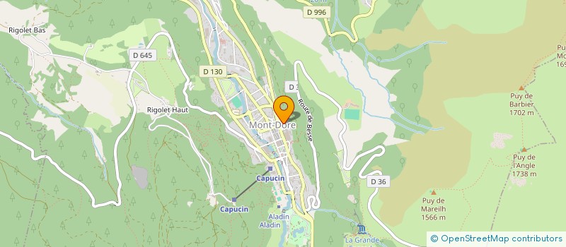 localisation de l'entreprise MONSIEUR PHILIPPE CARTOUX  MONT-DORE