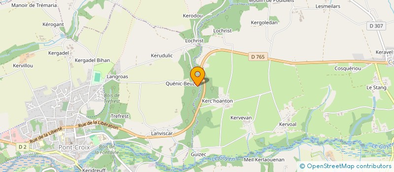 localisation de l'entreprise MONSIEUR PHILIPPE CARVAL  PONT CROIX