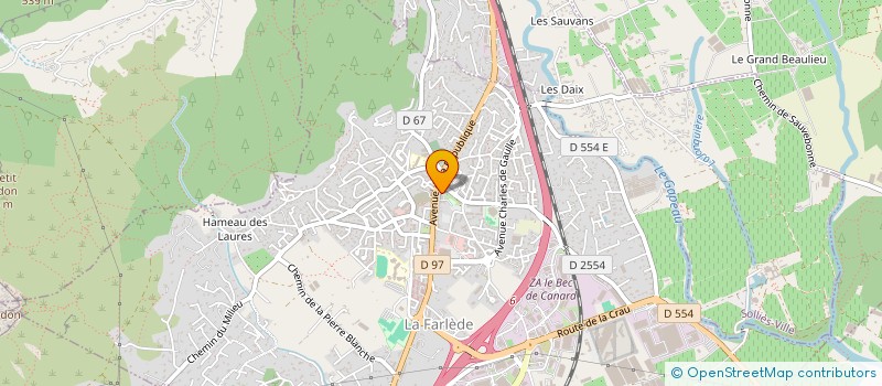 localisation de l'entreprise MONSIEUR PHILIPPE CASEMAJOR  SOLLIES-PONT