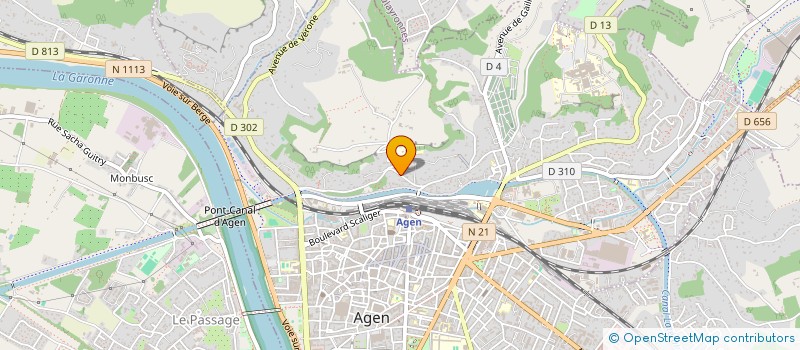 localisation de l'entreprise MONSIEUR PHILIPPE CASIER  AGEN