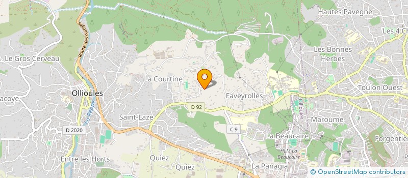 localisation de l'entreprise MONSIEUR PHILIPPE CASOLARI à OLLIOULES