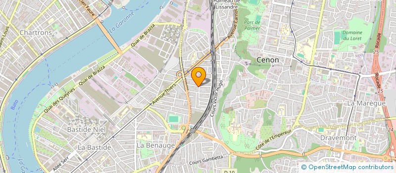 localisation de l'entreprise MONSIEUR PHILIPPE CASSAGNE  CENON