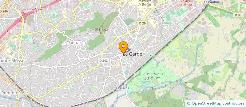 localisation de l'entreprise MONSIEUR PHILIPPE CASTEELE à LA GARDE