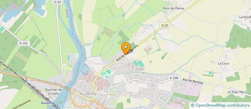 localisation de l'entreprise MONSIEUR PHILIPPE CASTRO à AUXONNE