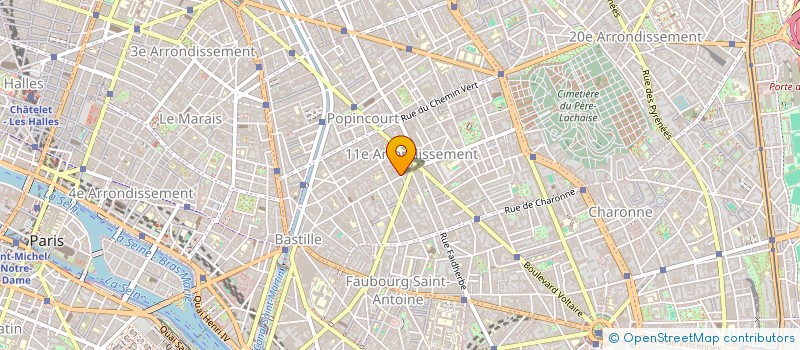 localisation de l'entreprise MONSIEUR PHILIPPE CASTRY  PARIS