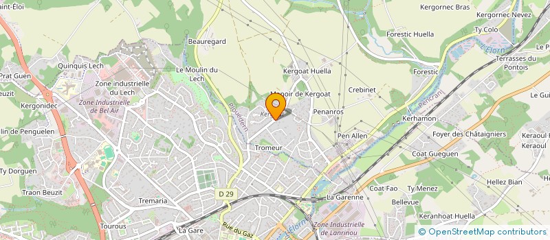 localisation de l'entreprise MONSIEUR PHILIPPE CASU à PLOUEDERN